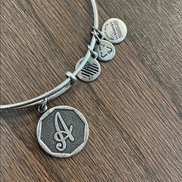 Alex and Ani “A” Initial Bracelet - Picture 2 of 3